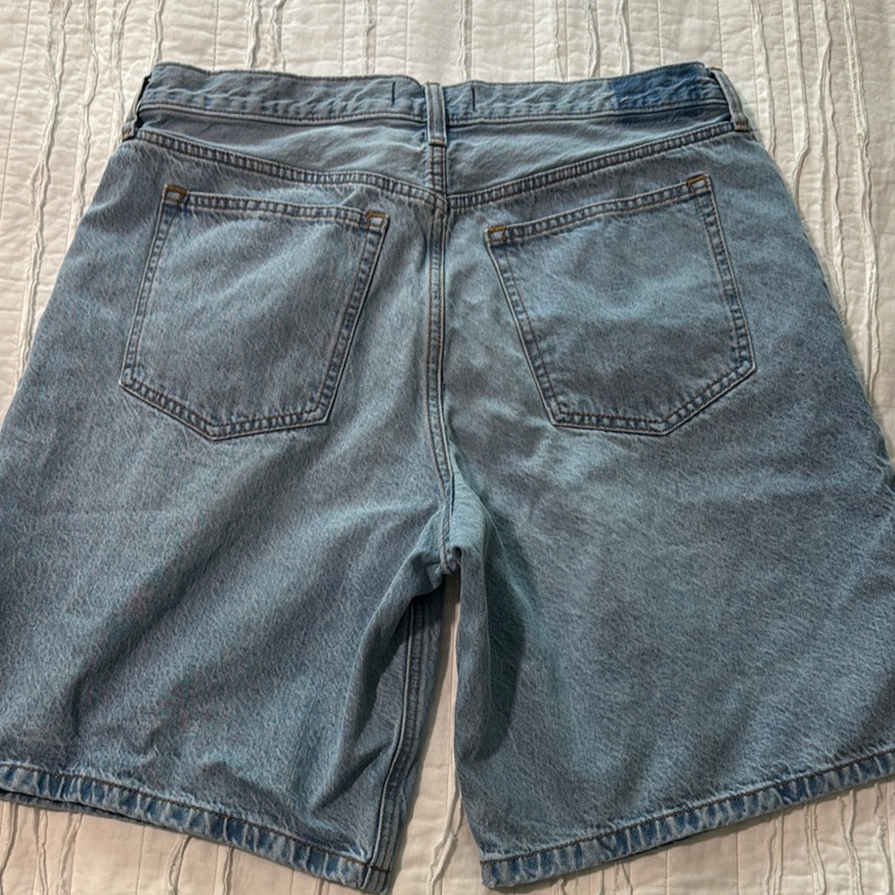 Abercrombie & Fitch Light Blue Denim Jean Shorts - Picture 2 of 3